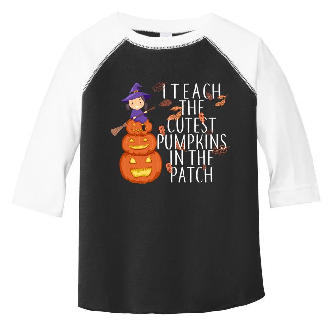 I Teach The Cutest Pumpkins in the Patch Toddler Fine Jersey T-Shirt