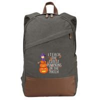 I Teach The Cutest Pumpkins in the Patch Cotton Canvas Backpack