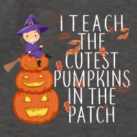 I Teach The Cutest Pumpkins in the Patch Vector Backpack