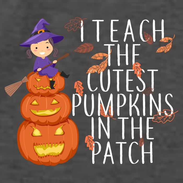 I Teach The Cutest Pumpkins in the Patch Vector Backpack