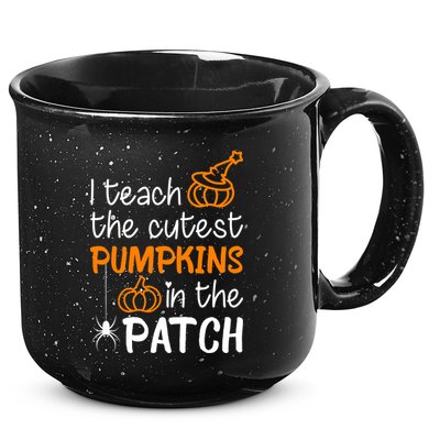 I Teach The Cutest Pumpkins in the Patch Halloween Teacher 15oz Campfire Ceramic Mug