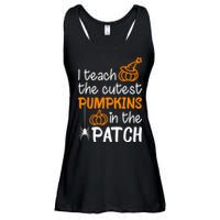 I Teach The Cutest Pumpkins in the Patch Halloween Teacher Ladies Essential Flowy Tank
