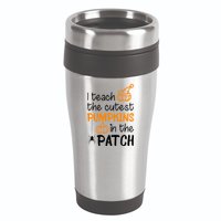 I Teach The Cutest Pumpkins in the Patch Halloween Teacher 16oz Travel Tumbler