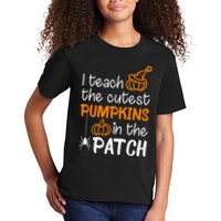 I Teach The Cutest Pumpkins in the Patch Halloween Teacher Kids T-Shirt