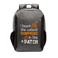 I Teach The Cutest Pumpkins in the Patch Halloween Teacher Vector Backpack