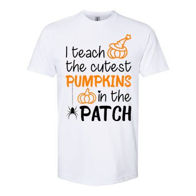 I Teach The Cutest Pumpkins in the Patch Halloween Teacher Softstyle® CVC T-Shirt