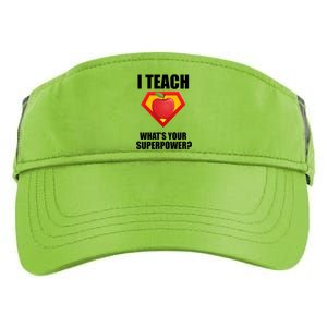 I Teach What Your Superpower? Adult Drive Performance Visor