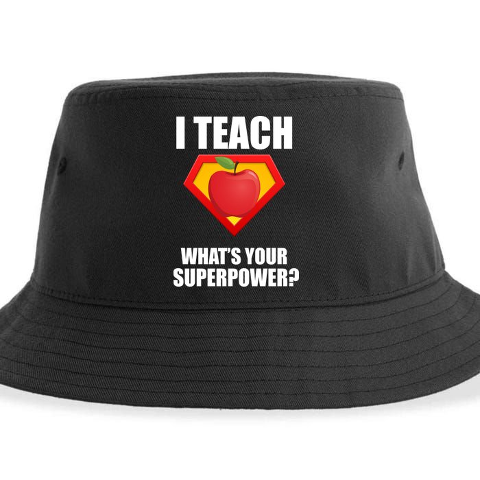 I Teach What Your Superpower? Sustainable Bucket Hat