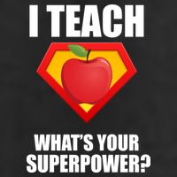 I Teach What Your Superpower? Golf Towel