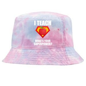 I Teach What Your Superpower? Tie-Dyed Bucket Hat