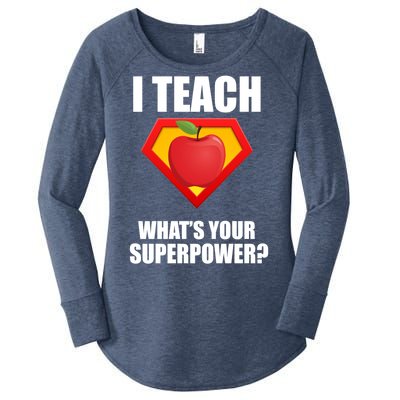 I Teach What Your Superpower? Women's Perfect Tri Tunic Long Sleeve Shirt