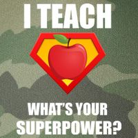 I Teach What Your Superpower? Funny Teacher Legacy Tie Dye Trucker Hat