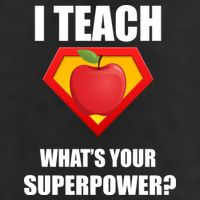 I Teach What Your Superpower? Funny Teacher Cool Comfort Performance Bucket Hat