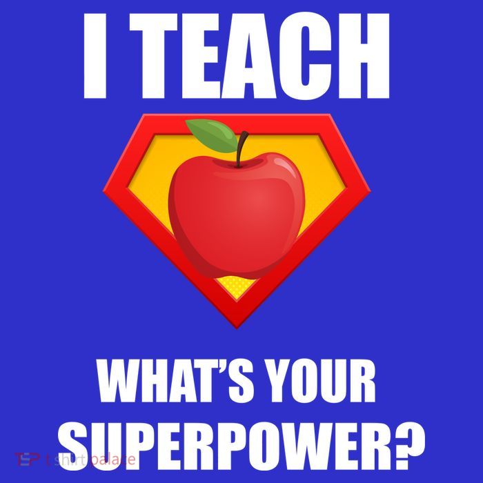 I Teach What Your Superpower? Funny Teacher Sustainable Beanie