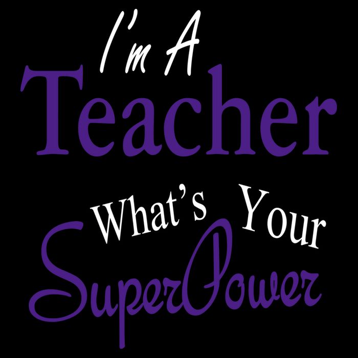 I Teach What's Your Super Power Cooling Performance Crew T-Shirt