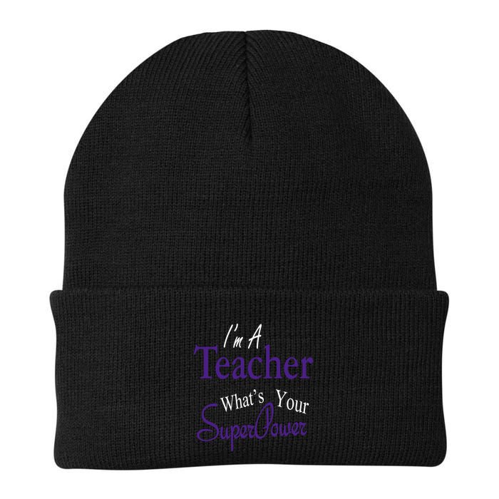 I Teach What's Your Super Power Beanie