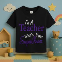 I Teach What's Your Super Power Toddler T-Shirt