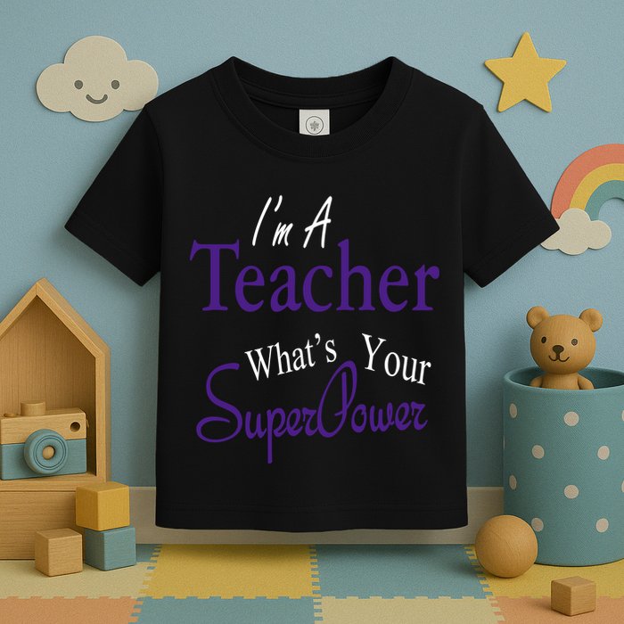 I Teach What's Your Super Power Toddler T-Shirt