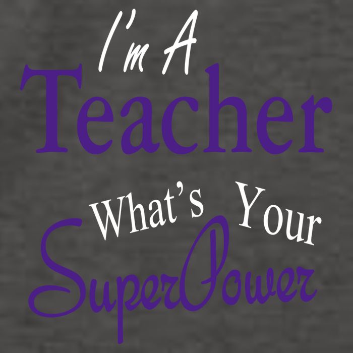 I Teach What's Your Super Power Vector Backpack