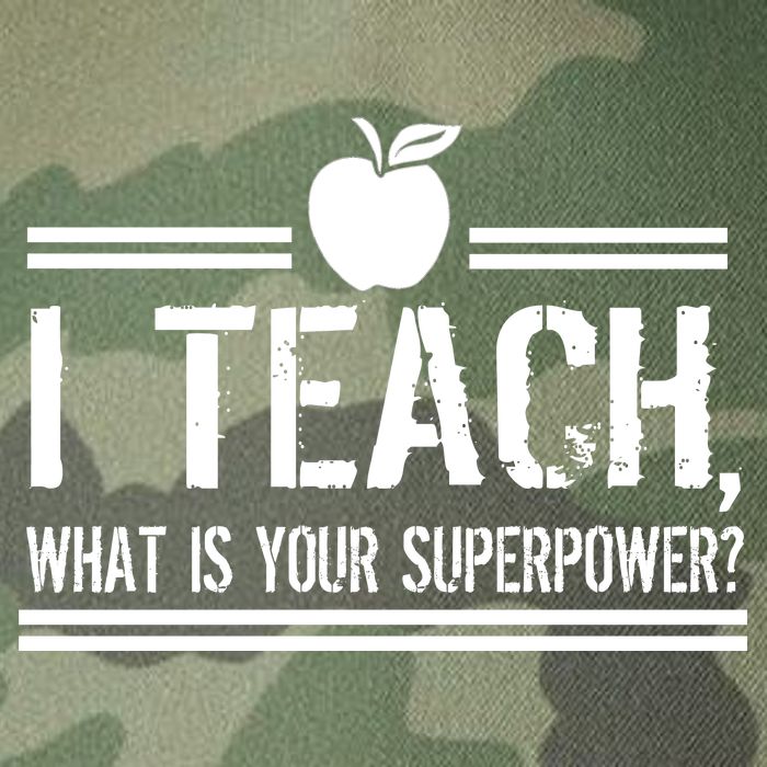 I Teach What's Your Super Power Funny Legacy Tie Dye Trucker Hat