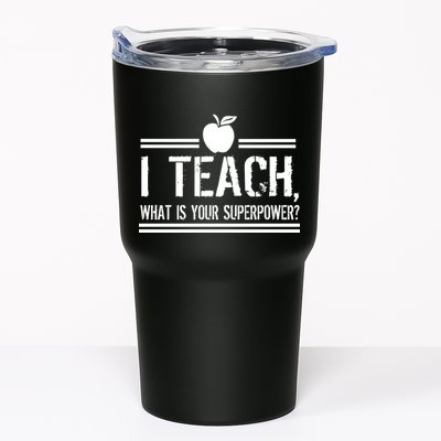 I Teach What's Your Super Power Funny Tumbler
