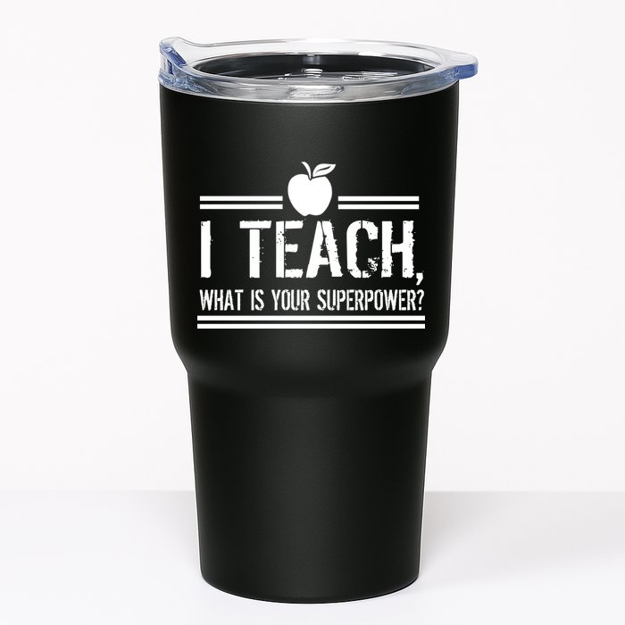 I Teach What's Your Super Power Funny Tumbler