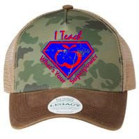 I Teach What's Your Superpower  Legacy Tie Dye Trucker Hat