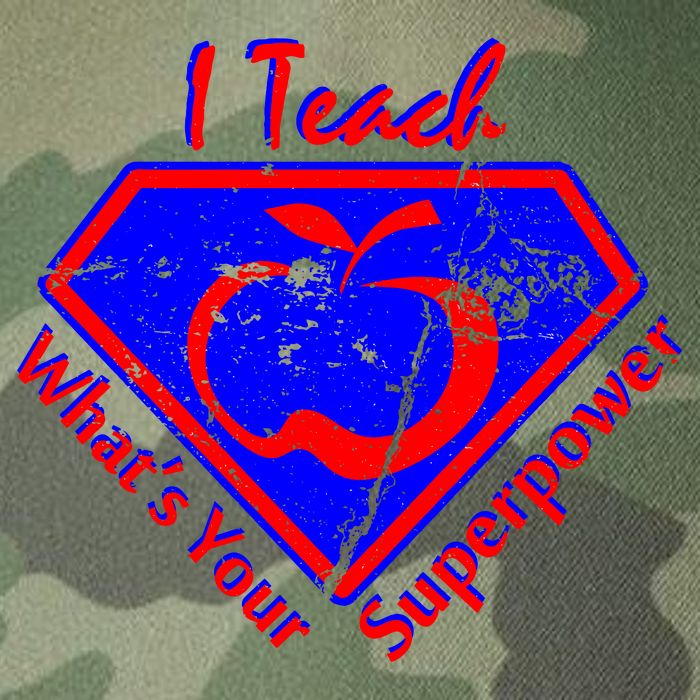 I Teach What's Your Superpower  Legacy Tie Dye Trucker Hat
