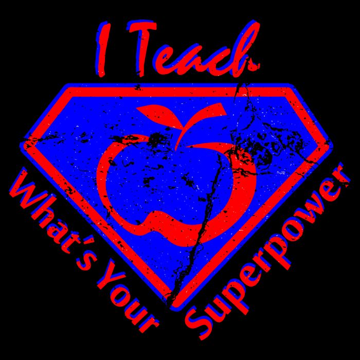 I Teach What's Your Superpower  Backpack