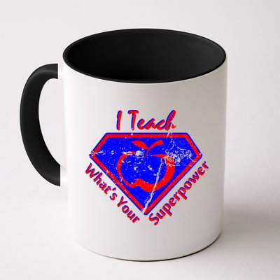I Teach What's Your Superpower  Mug