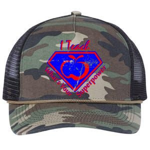 I Teach What's Your Superpower  Retro Rope Trucker Hat Cap