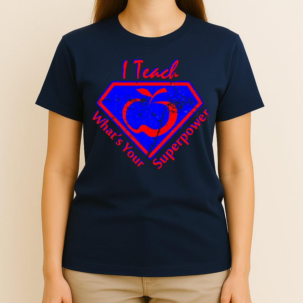 I Teach What's Your Superpower  T-Shirt