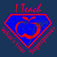 I Teach What's Your Superpower  Flatbill Hat