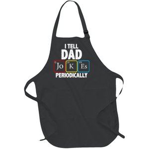 I Tell Dad Jokes Periodically Full-Length Apron With Pockets