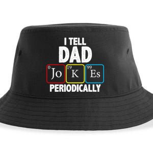 I Tell Dad Jokes Periodically Sustainable Bucket Hat