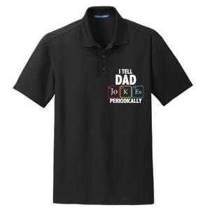 I Tell Dad Jokes Periodically Dry Zone Grid Polo