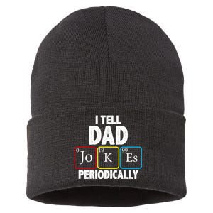 I Tell Dad Jokes Periodically Sustainable Knit Beanie