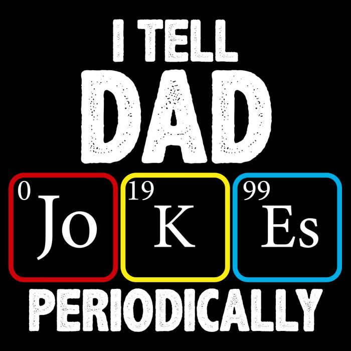 I Tell Dad Jokes Periodically Tie-Dye T-Shirt