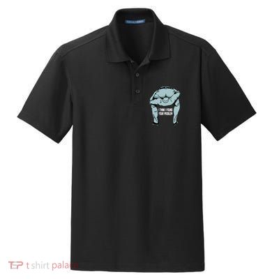 I Think I Found Your Problem Dry Zone Grid Polo