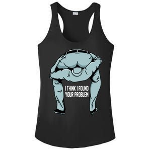 I Think I Found Your Problem Ladies PosiCharge Competitor Racerback Tank