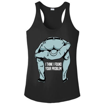 I Think I Found Your Problem Ladies PosiCharge Competitor Racerback Tank