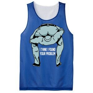 I Think I Found Your Problem Mesh Reversible Basketball Jersey Tank