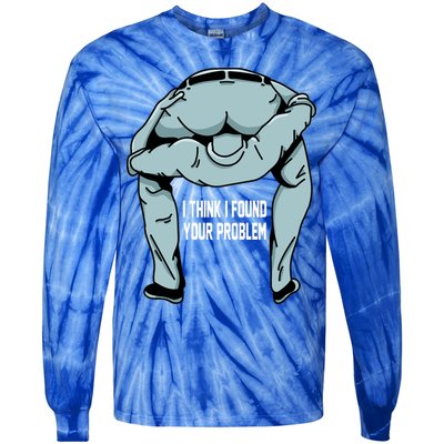 I Think I Found Your Problem Tie-Dye Long Sleeve Shirt