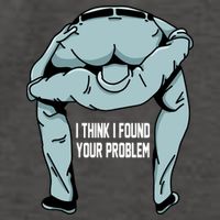I Think I Found Your Problem Vector Backpack