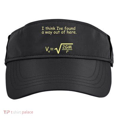I Think I've Found A Way Out Adult Drive Performance Visor