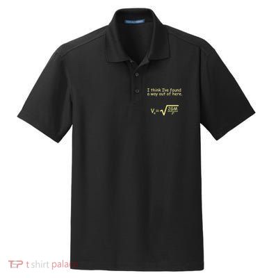 I Think I've Found A Way Out Dry Zone Grid Polo