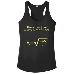 I Think I've Found A Way Out Ladies PosiCharge Competitor Racerback Tank