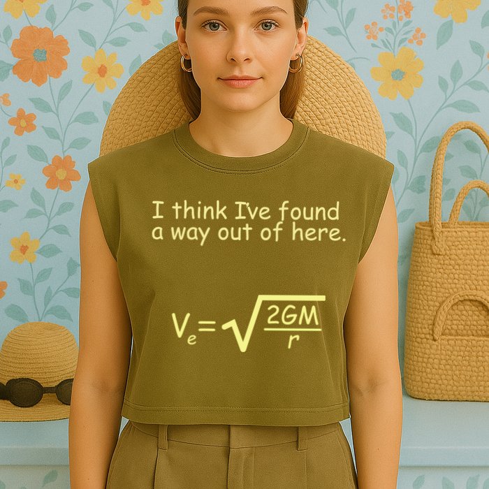 I Think I've Found A Way Out Garment-Dyed Women's Muscle Tee