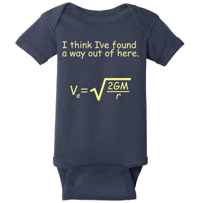 I Think I've Found A Way Out Baby Bodysuit