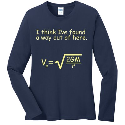 I Think I've Found A Way Out Ladies Long Sleeve Shirt